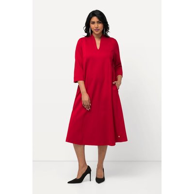 Robe midi point de Rome, manches 3/4 ULLA POPKEN