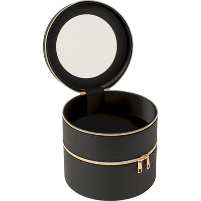 Boîte à cosmétiques ronde avec miroir RECOLLECTION