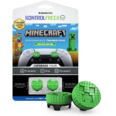Accessoire manette Minecraft Creeper PS5 Kit STEELSERIES