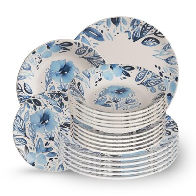 Service d'assiettes 18 pièces Jardin TABLE PASSION