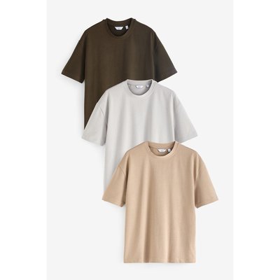 T-shirt décontracté épais, lot de 3 NEXT