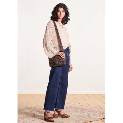 Sac besace raphia LA FEE MARABOUTEE