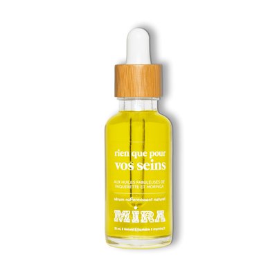 Huile pour les seins raffermissante et galbante Rien que pour vos seins MY MIRA