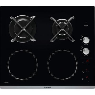 Table de cuisson mixte induction BPI6414BM BRANDT
