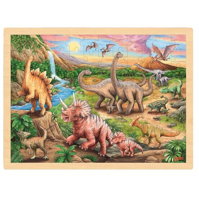 Puzzle La vallée des dinosaures GOKI