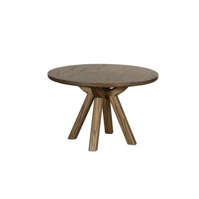 Table basse ronde en chêne KYOTO PIER IMPORT