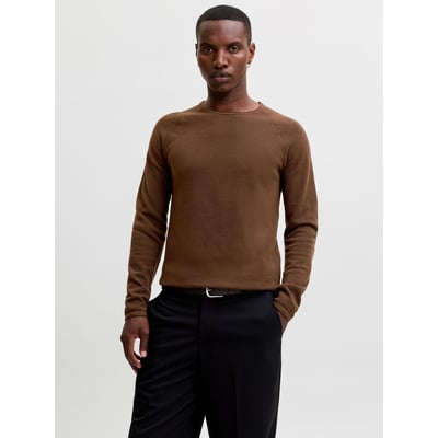 Pull léger col rond maille structurée JACK & JONES