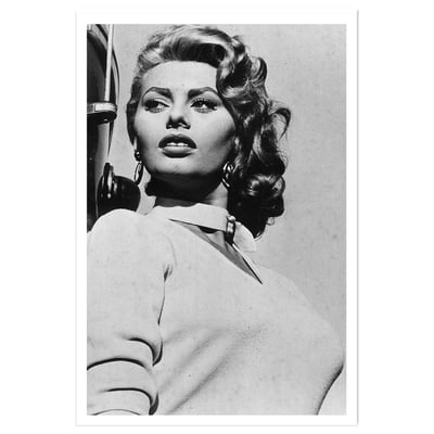 Affiche de film Sophia Loren, La chance d'être femme, 1955 HEXOA