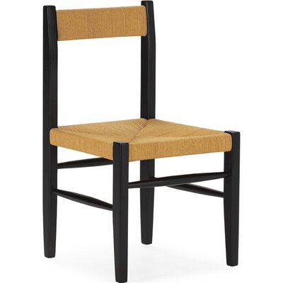 Chaise design bois de teck et fibre de bananier  naturel RECOLLECTION