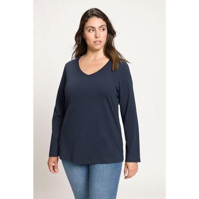 T-shirt col en V et manches longues ULLA POPKEN