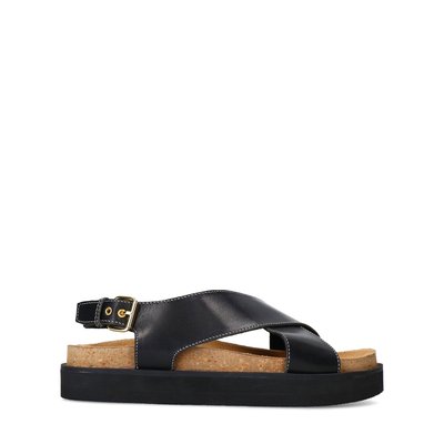 Sandales à plateforme en cuir SACHA