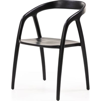 Chaise arrondie en teck collection NIBI OKA RECOLLECTION