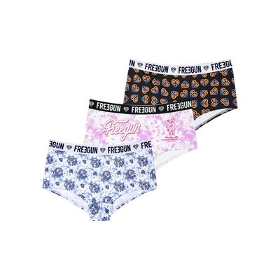 Lot de 3 Shorty microfibre FREEGUN