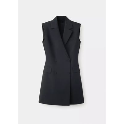 Robe à rayures tennis à revers de col MANGO