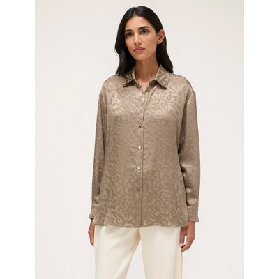 Chemise en satin dévoré de viscose mélangée MOTIVI