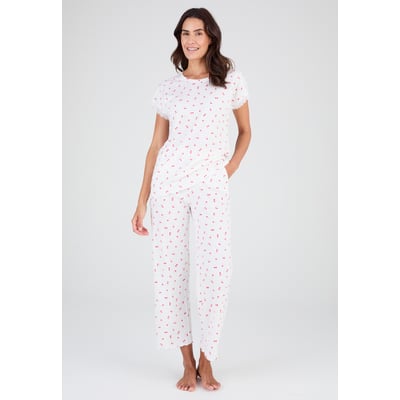 Pyjama 7/8ème en maille pointelle DAMART