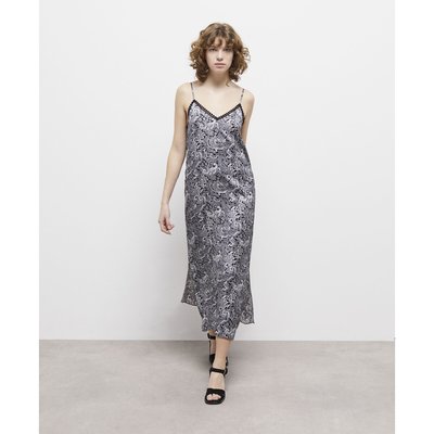 Robe noir bretelle La Redoute