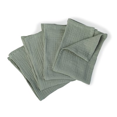 Serviette de table (x4) gaze de coton CARLA FEBRONIE