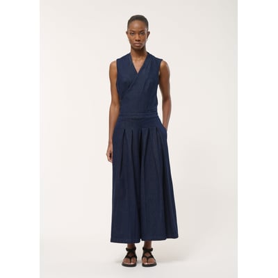 Pantalon plissé en denim HUMILITY