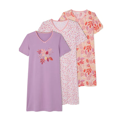 Lot de 3 chemises de nuit, 2 longueurs - Standard DAMART
