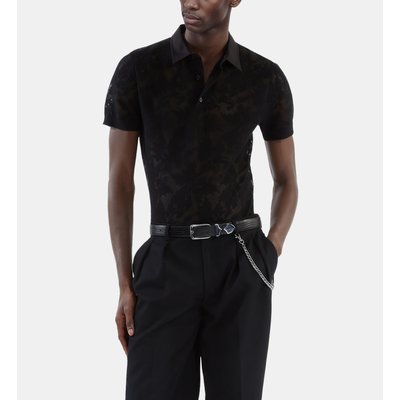 Polo en maille effet dentelle THE KOOPLES