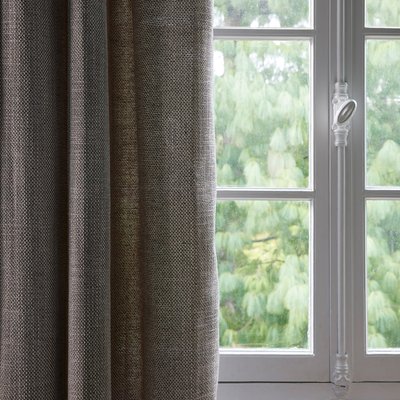Rideau Natali Tamisant en Jacquard à l'effet chiné Rose 136x280 cm MADURA