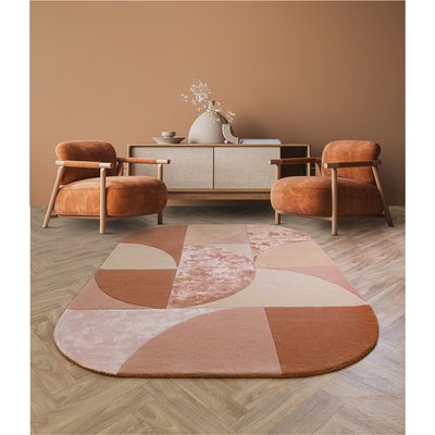 Oval Shapes Pattern Rug SO'HOME