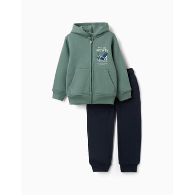 Ensemble de jogging en coton peigné avec imprimé art ZIPPY