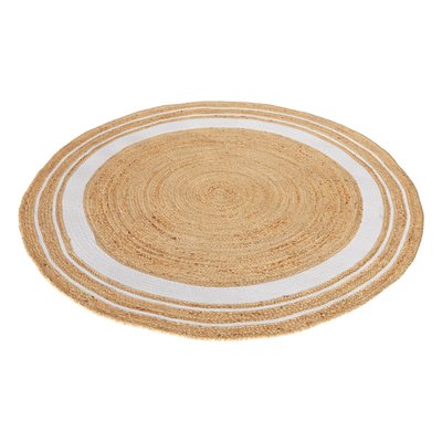 Tapis rond en jute et D150 cm - ANAÏS RENDEZ-VOUS DÉCO