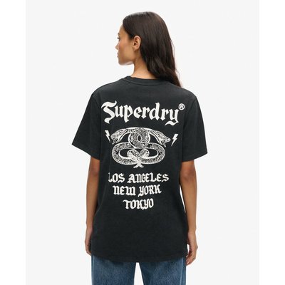 T-shirt oversize à motif Retro Rock SUPERDRY