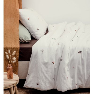 Housse de couette 1 personne en coton bio, PETITE PLUME KADOLIS