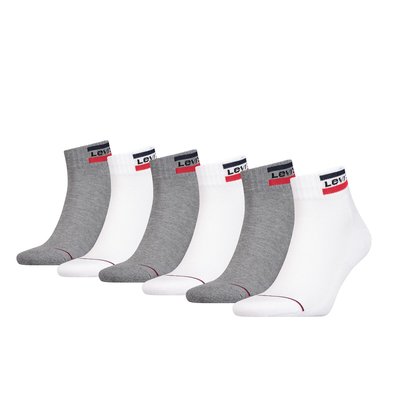 Lote de 6 pares de meias curtas LEVI'S
