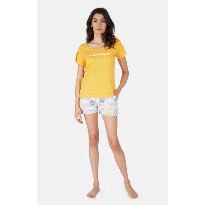 Pyjashort en coton imprimé Bucolique ARTHUR