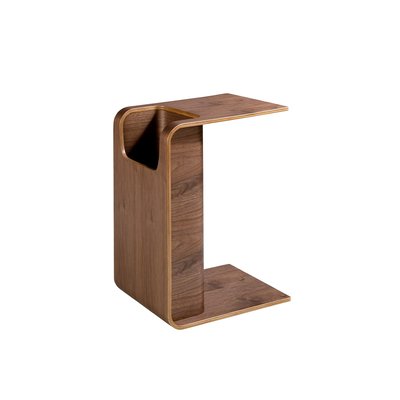 Table d'angle rectangulaire en noyer ANGEL CERDA