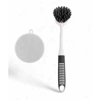 Brosse et éponge à vaisselle en silicone KITCHEN UTILITY