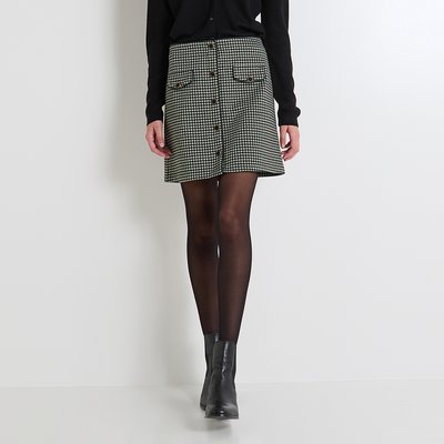 Jupe courte trapeze hiver La Redoute
