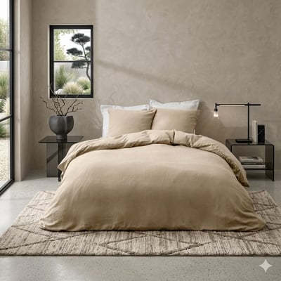 Parure de lit en coton relief Collection Clara EDEN