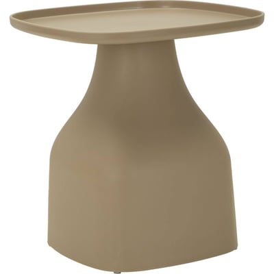 Table basse plateau carré base sculpturale MODERN RECOLLECTION
