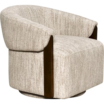 Fauteuil lounge pivotant, Fait main RECOLLECTION