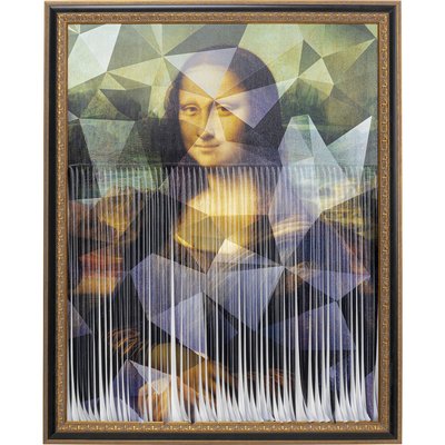 Tableau Frame Ma ?de ?moi ?selle Lisa 130x163cm KARE DESIGN