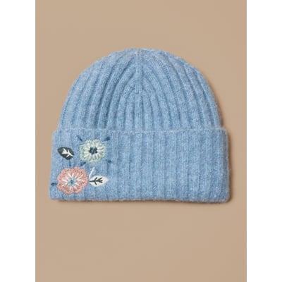 Bonnet brodé maille côtelée CYRILLUS