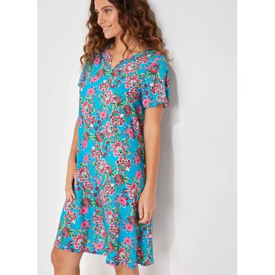 Robe imprimée fluide évasée Ecovero ZOE LA FIANCÉE