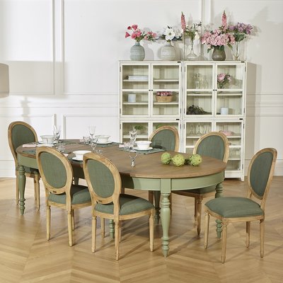 Buffet vasseler, pn massf, Authentc Style La Redoute ntereurs - Bblothèque | Pne