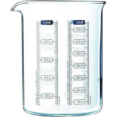 Verre doseur gradue 0.75L PYREX