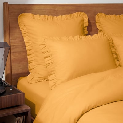 Parure housse de couette avec 2 taies 65x65 cm SOFT PERCALE LILY SENSEI MAISON