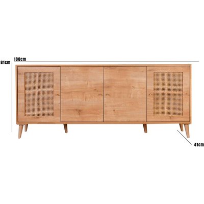 Buffet en aggloméré 4 portes Hazeran HANAH HOME