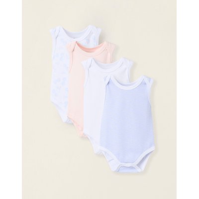 Pack 4 Bodies sans Manches ZIPPY