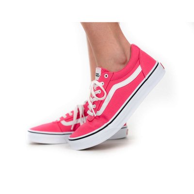Basket vans rose et blanche deals