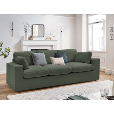 Canapé droit fixe 3 places en tissu, BELAIR BOBOCHIC