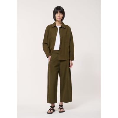 Pantalon barrel en coton taille haute HUMILITY